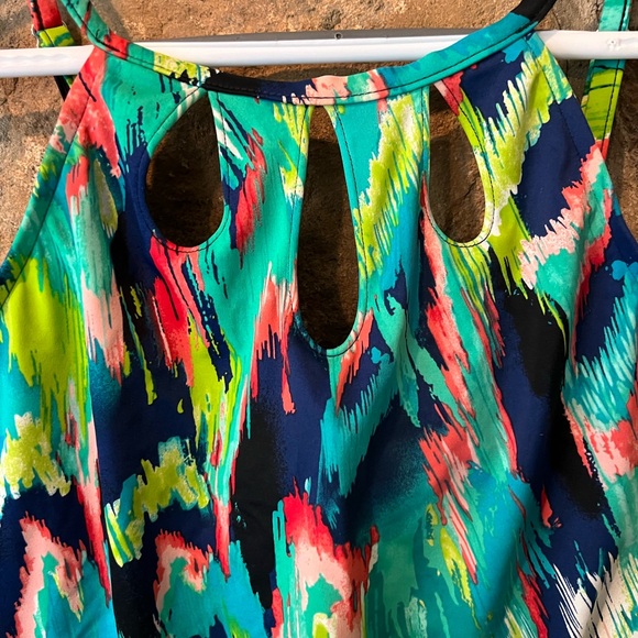 EUC Caribbean Joe Swim Top ~ Size 16 - Picture 2 of 6